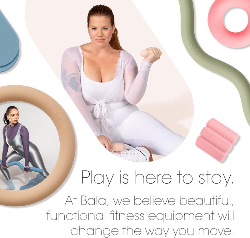 Bala Bars Dumbbell Set for Women & Men - Set of 2 Bars Designed for Walking, Strength Training, HIIT, Boxing & Aerobics - Hand Weights for Working Out at Home - Image 5